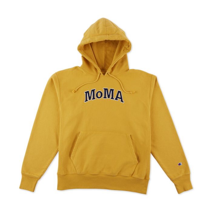 Champion Garment-Dyed Hoodie – MoMA Edition – Bold Nytop Gold