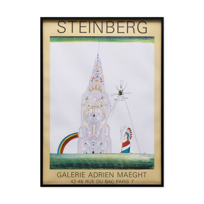 Saul Steinberg Exhibition Poster