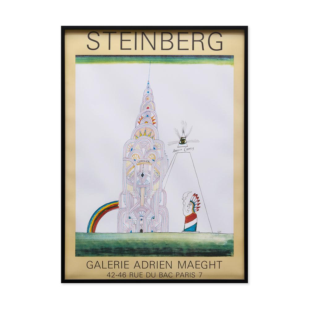 Saul Steinberg Exhibition Poster
