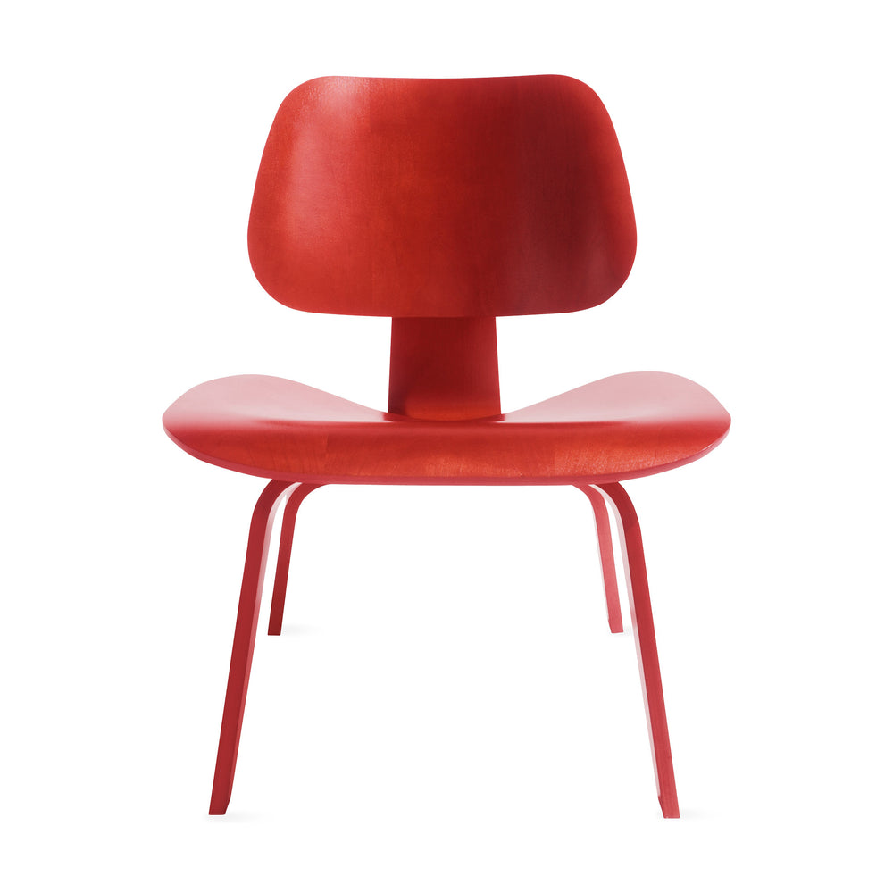 Eames Molded Plywood Lounge Chair (LCW) from Herman Miller – Red Stain