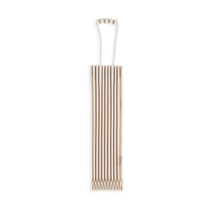me ISSEY MIYAKE Recycled Polyester Trunk Pleats Bag – Off White