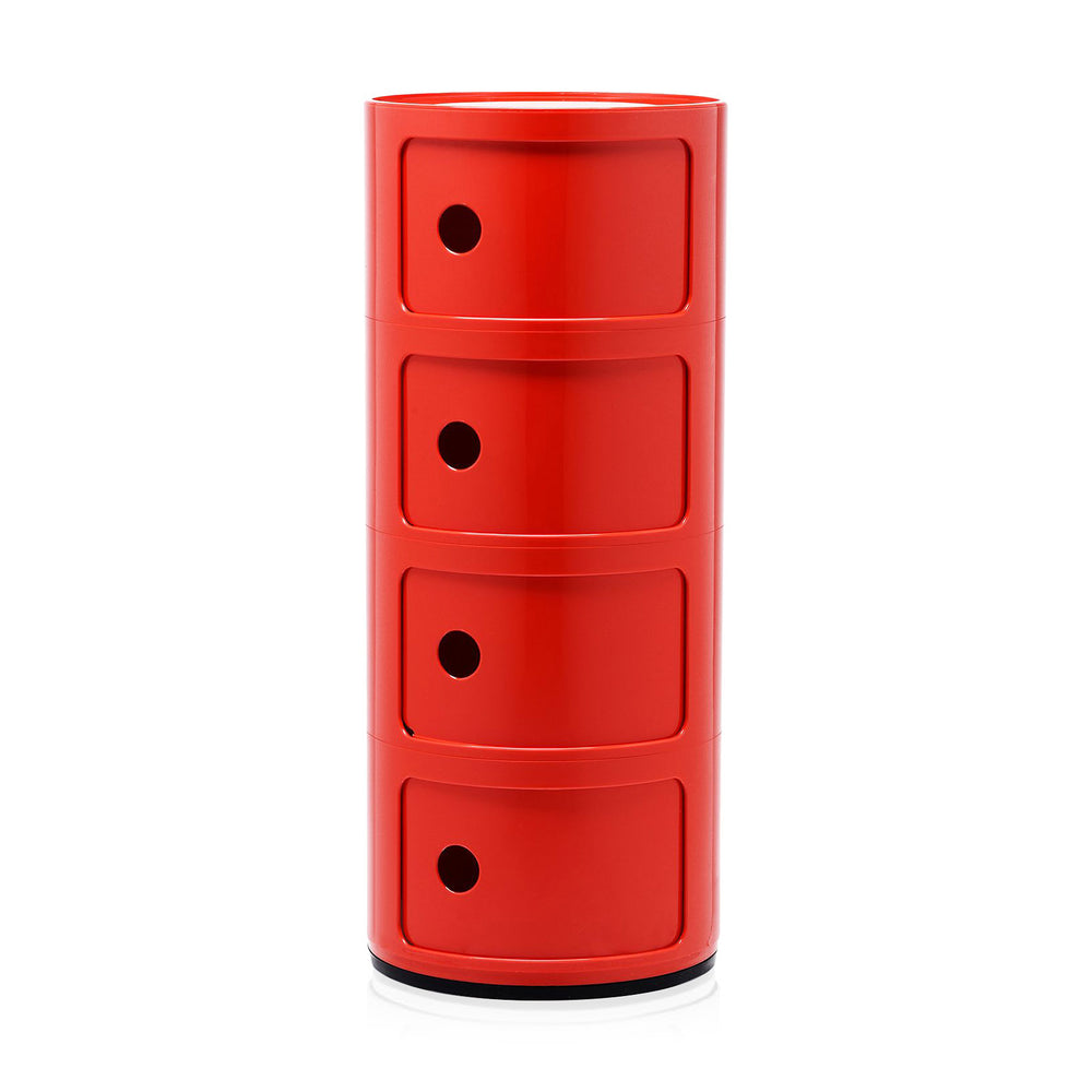 Kartell Componibili 4 Tier Storage – Red