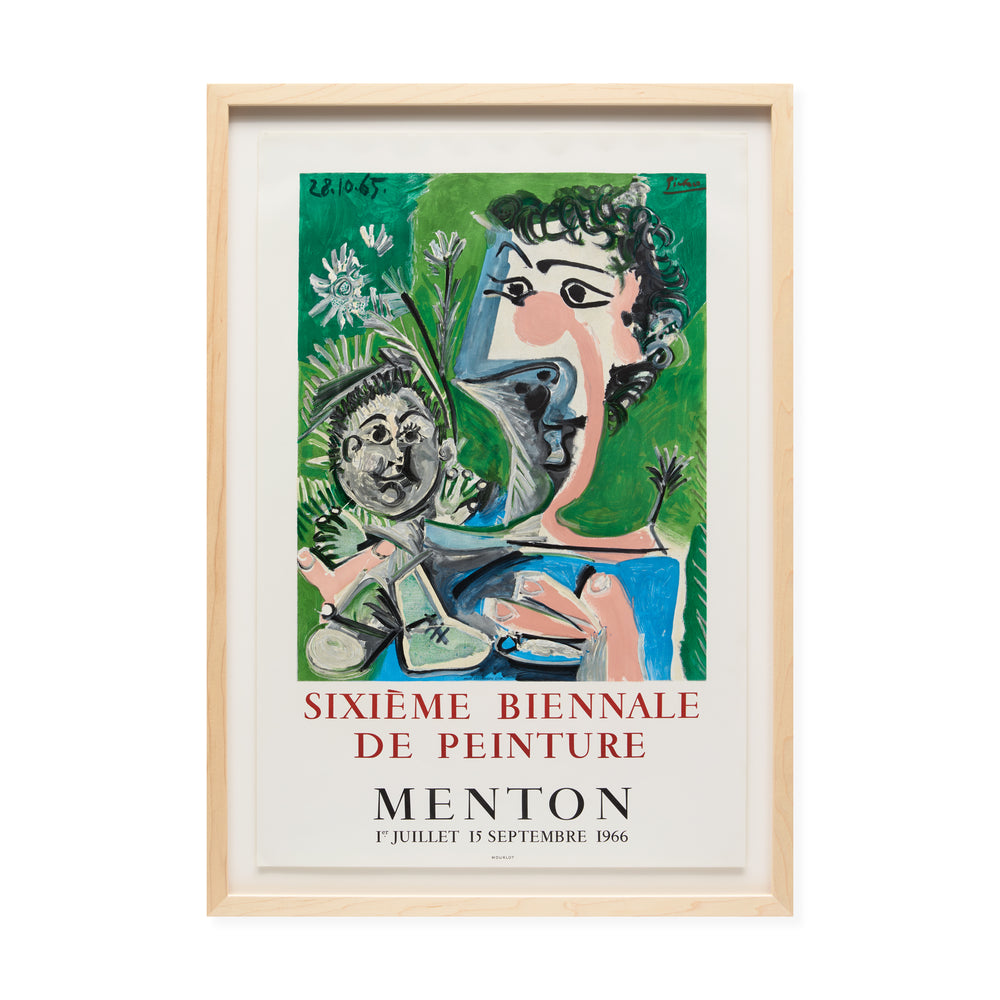 Pablo Picasso Siexieme Biennale de Peinture Framed Poster
