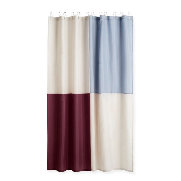 HAY Recycled Polyester Checker Shower Curtain – Multi