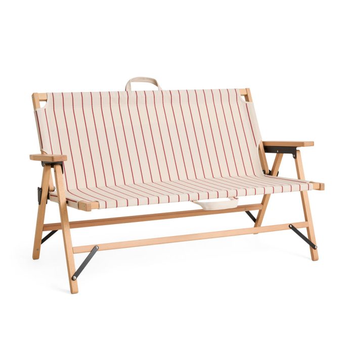 HAY Outdoor Market by Jasper Morrison Shop Folding Sofa – Beige/ Red