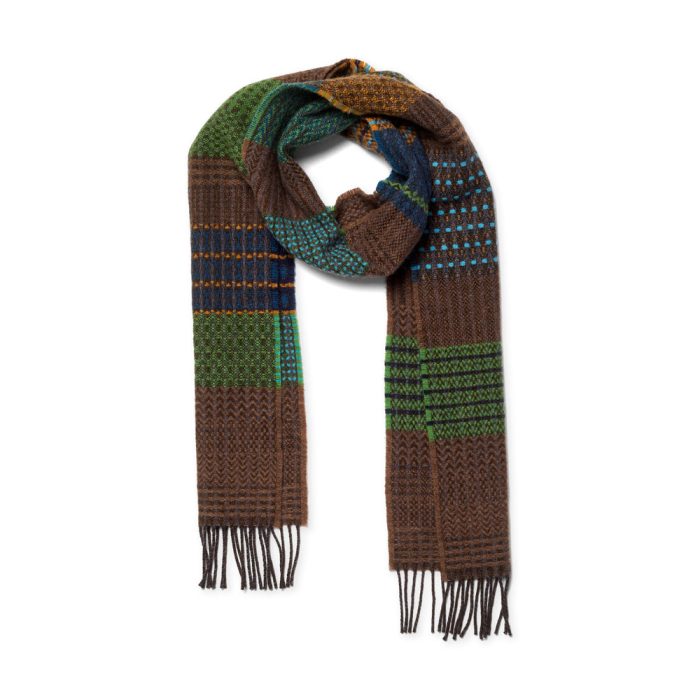 Wallace Sewell Walton Patterned Wool Scarf