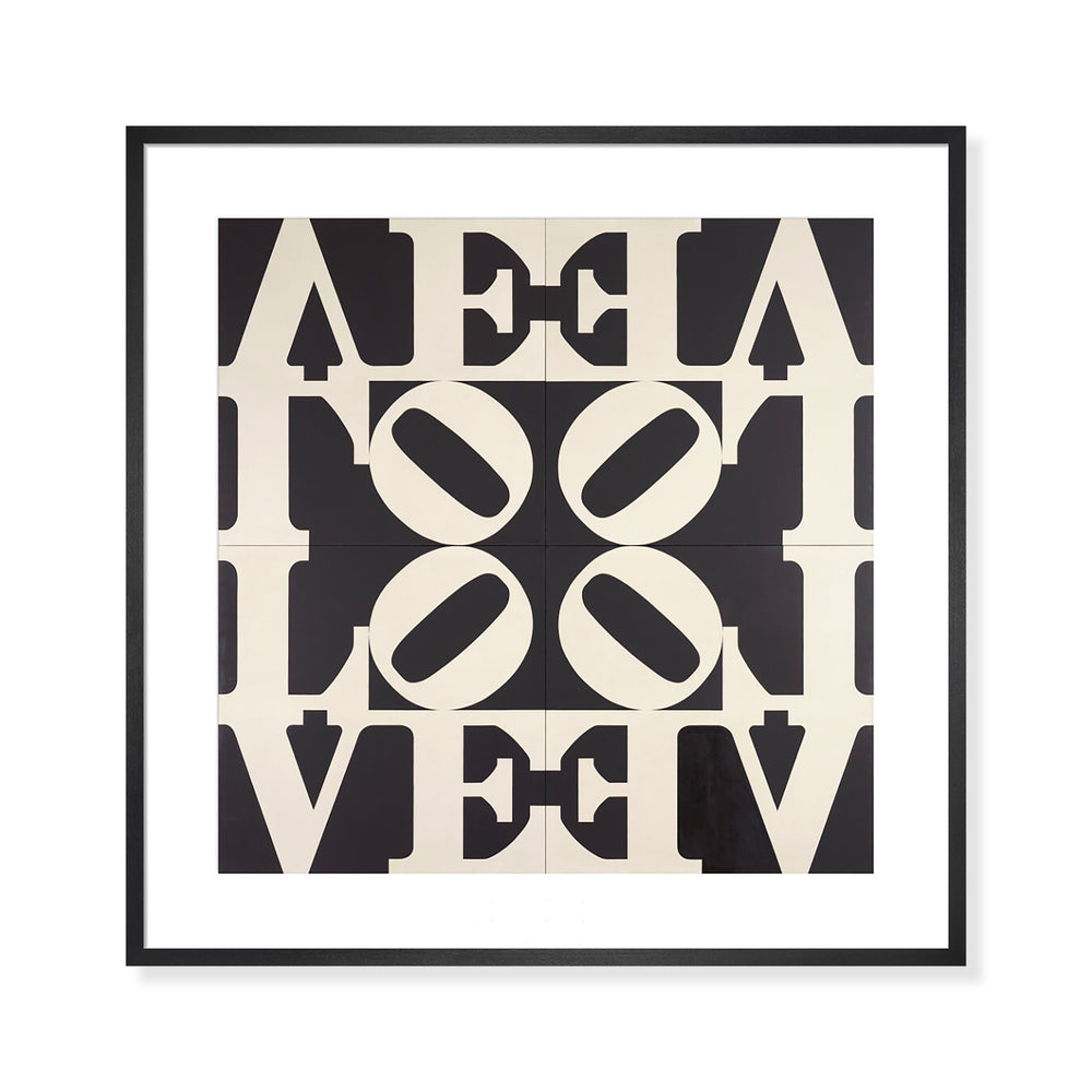 Robert Indiana Love Rises Framed Poster