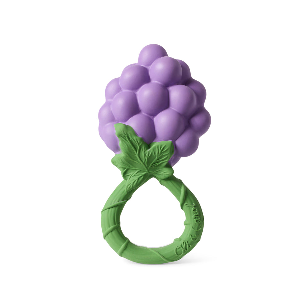 Fruit & Veggie Rattle Toy – Grapes