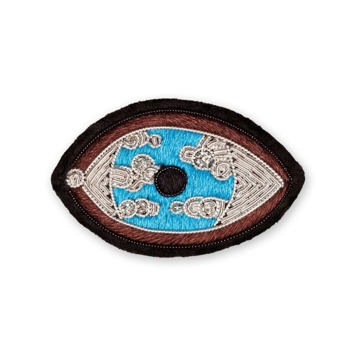 Magritte Embroidered Brooches – Eye
