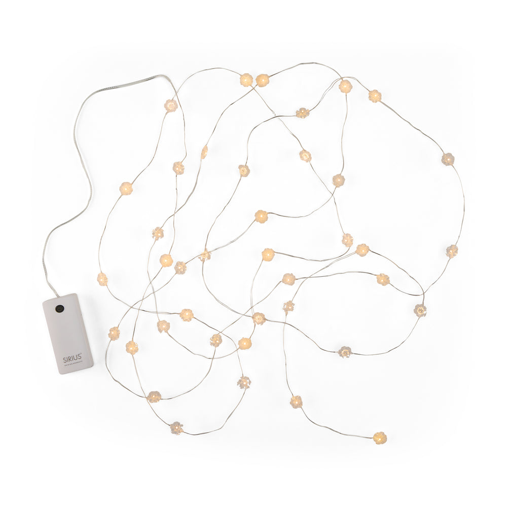 LED Holiday String Lights Set – Snowflakes