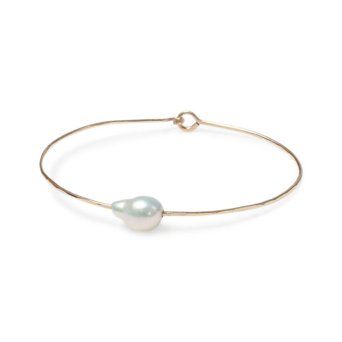 Mary MacGill Petite Baroque Pearl Wire Bracelet