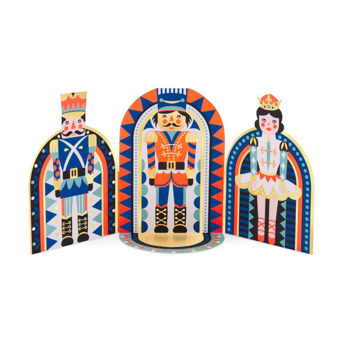 Nutcracker Ballet Holiday Pop-Up Cards – Set of 8