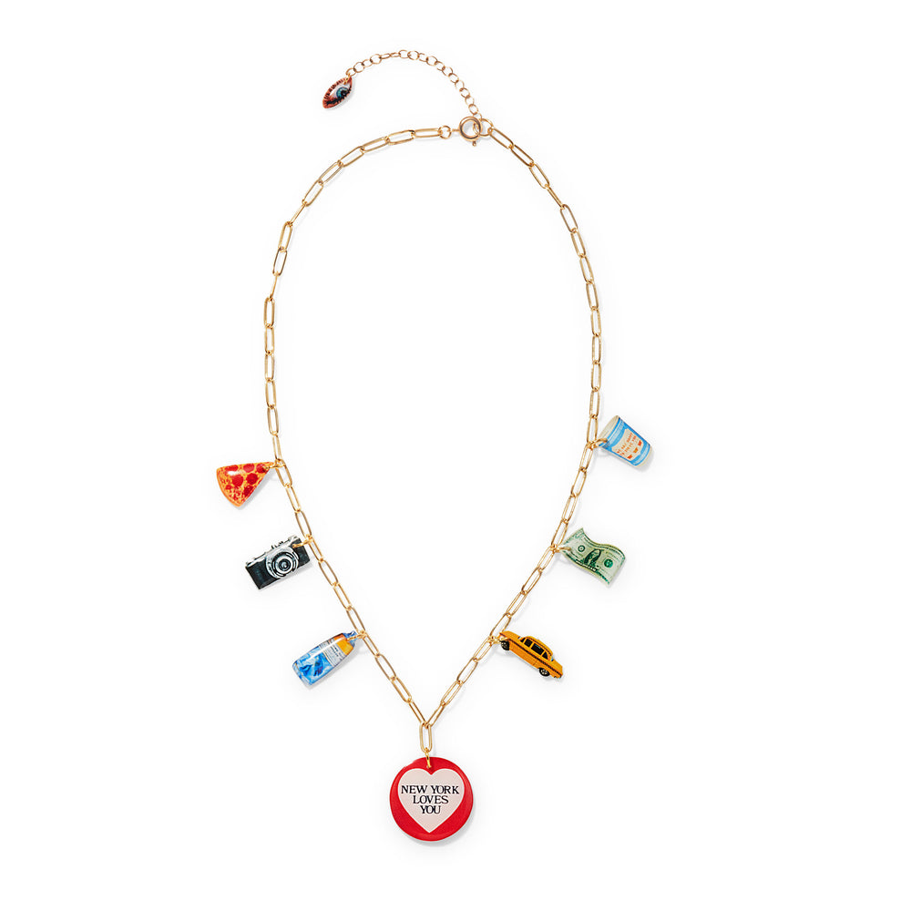 Haricot Vert NYC Charm Necklace