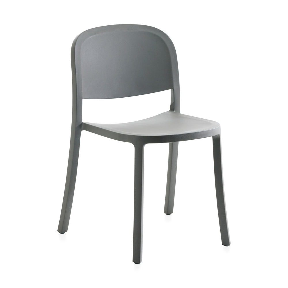 Emeco 1 Inch Reclaimed Stacking Chair – Light Grey