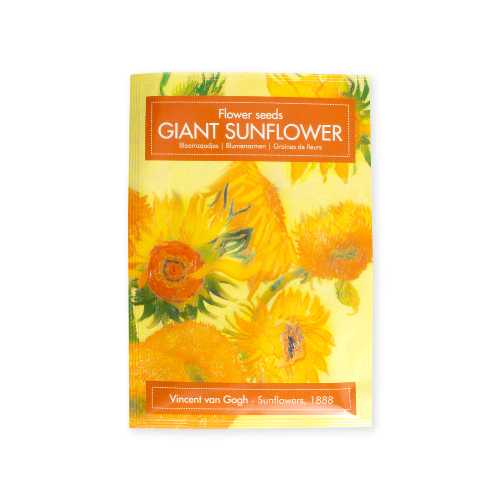 MoMA Artist Postcard Seed Packet – Van Gogh Giant Sunflower Mix