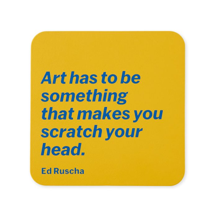 MoMA Artist Quote Coaster – Ed Ruscha