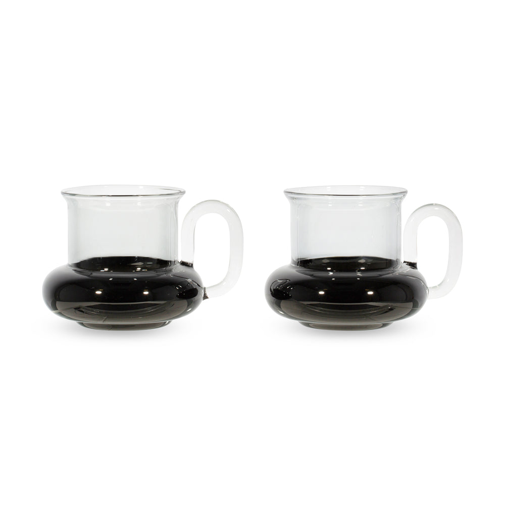 Tom Dixon Bump Glass Mugs – Set of 2