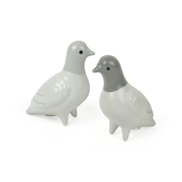 Pigeon Ceramic Salt & Pepper Shakers – Set of 2