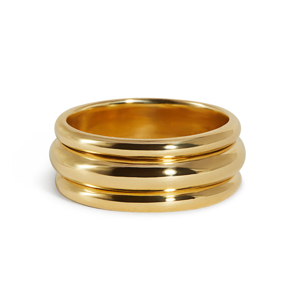 Pivot Ring III – 14k Yellow Gold