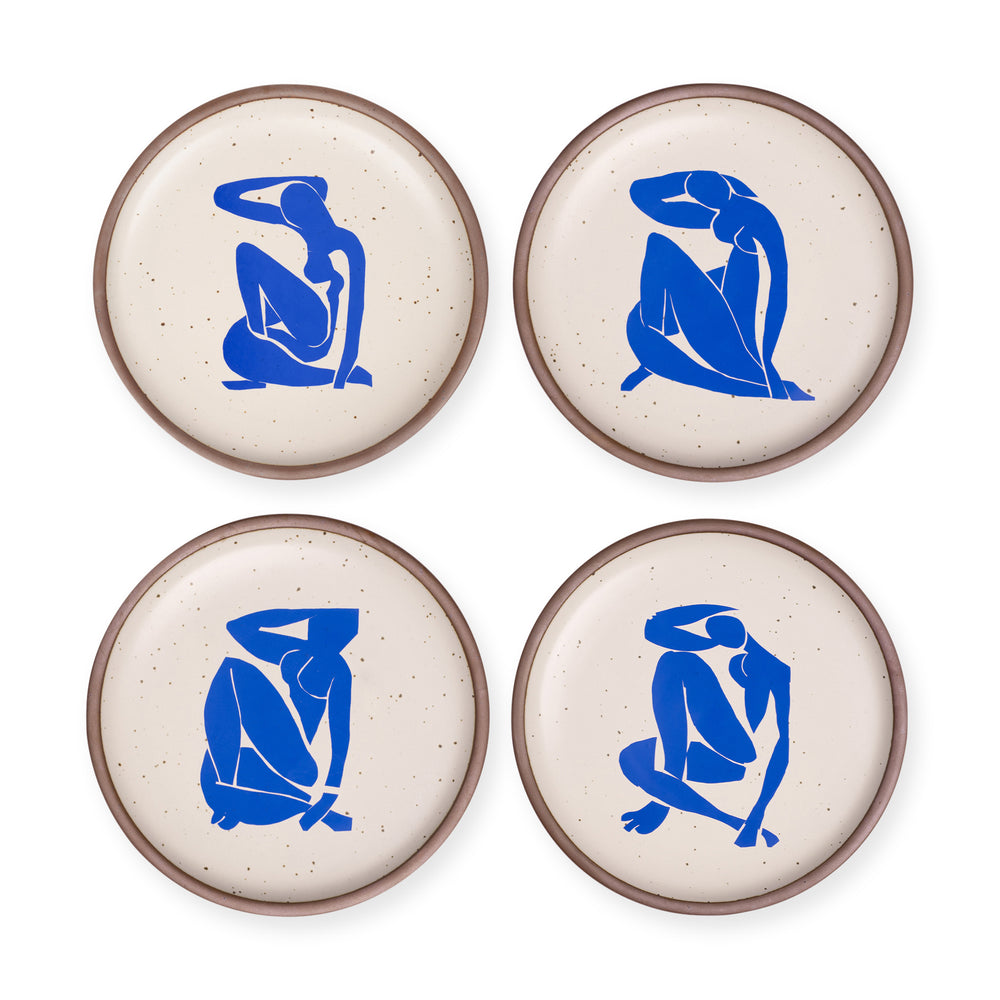 Henri Matisse Nu bleu, I-IV Stoneware Dinner Plates – Set of 4