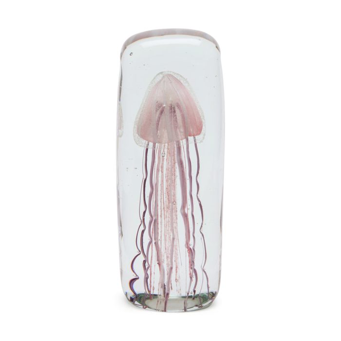 Jellyfish Glass Objet d’Art – Tall Pink