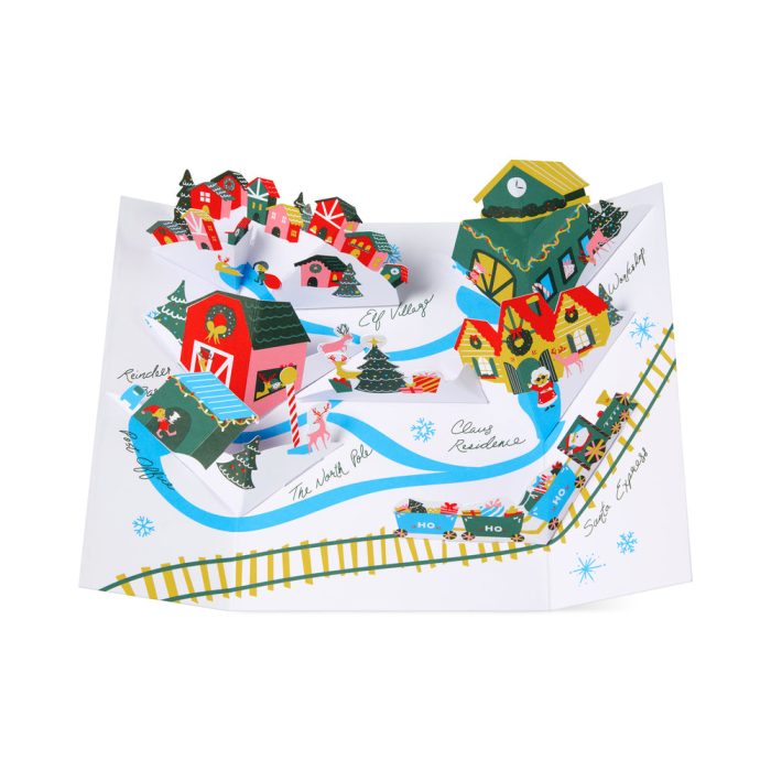 North Pole Greetings Holiday Pop-Up Cards – Set of 8