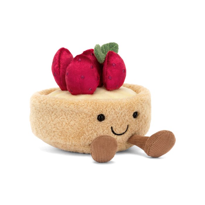 Jellycat Dessert Plush – Fleurette Tarte Aux Fraises