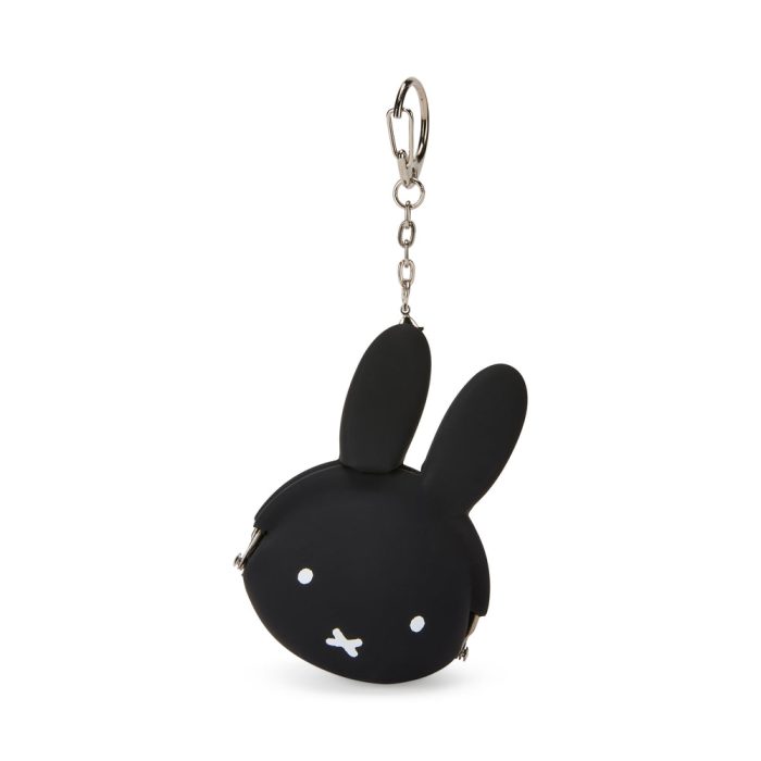 Miffy Pochi Pouch Keychain – Black