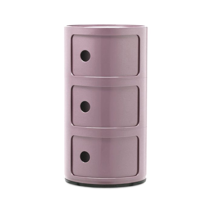 Kartell Componibili 3-Tier Storage – Mauve