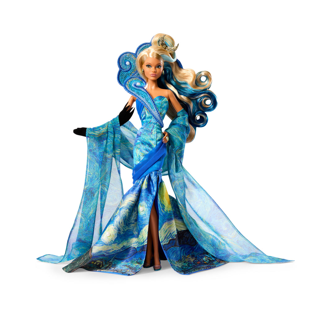 Barbie x MoMA Vincent van Gogh The Starry Night Collectible Doll