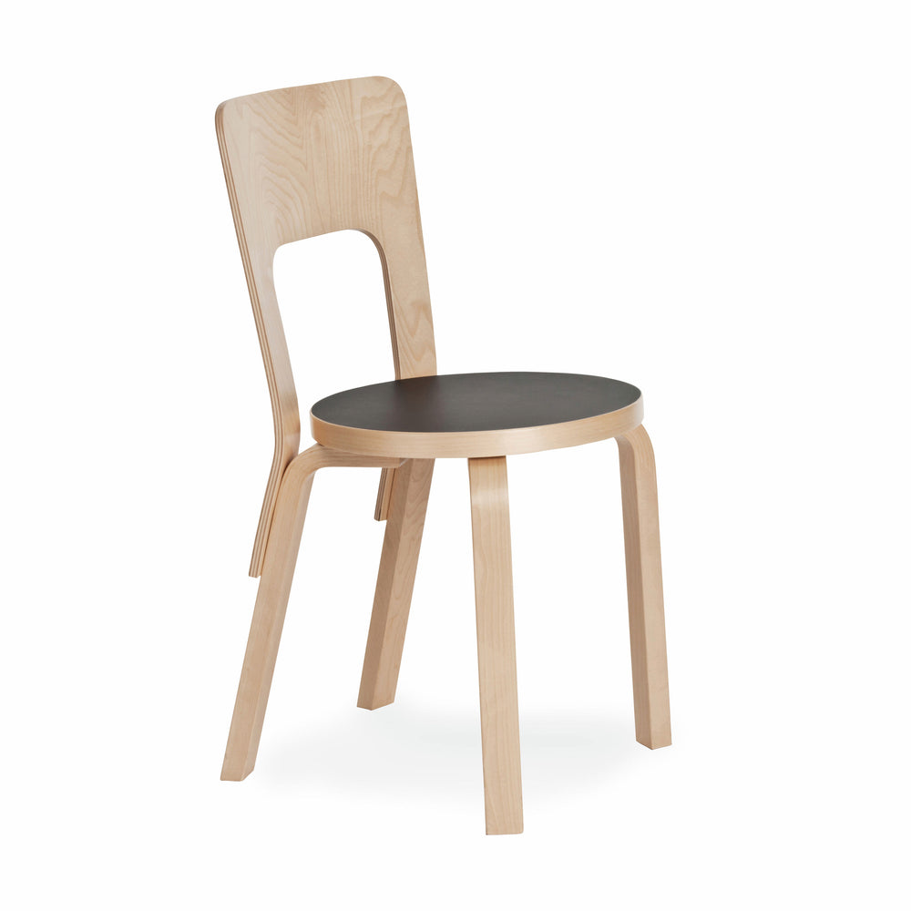 Artek Aalto Chair 66 – Black