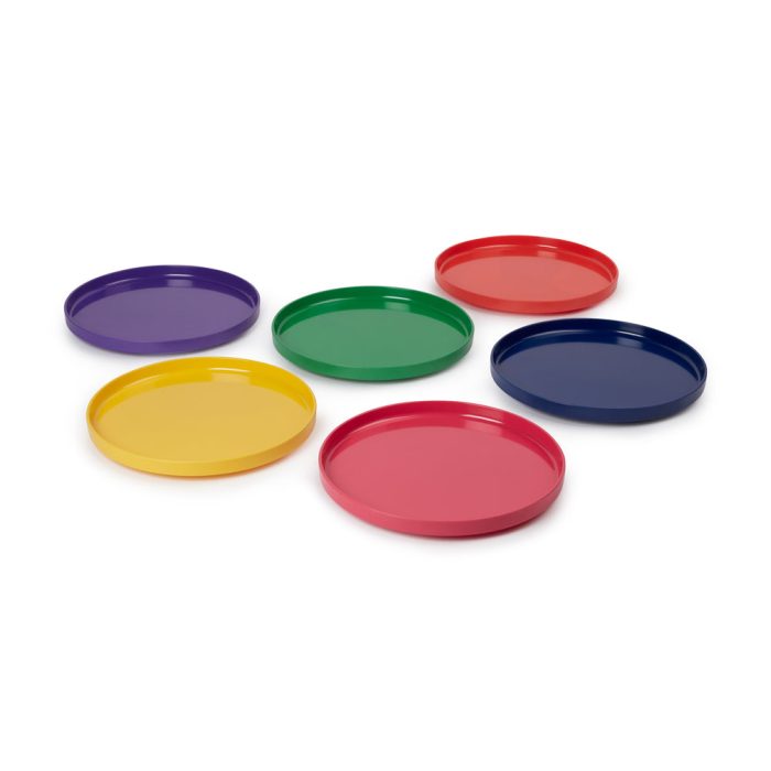 Vignelli Hellerware Rainbow Stacking Dinnerware – Set of 6