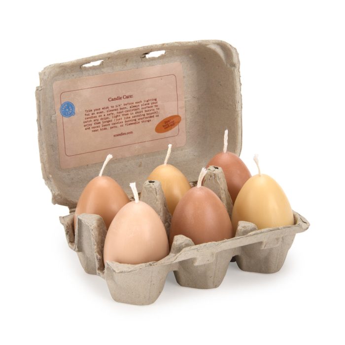 Eggs in a Carton Scented Candles – Set of 6