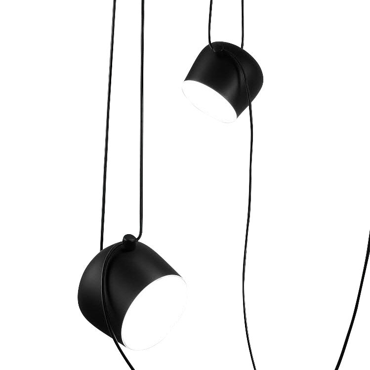 Flos AIM Pendant Light, Set of 3 – Black