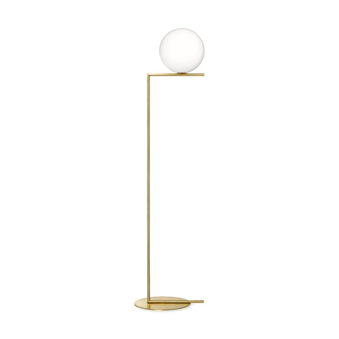 Flos IC F1 Floor Lamp, Brass – Small