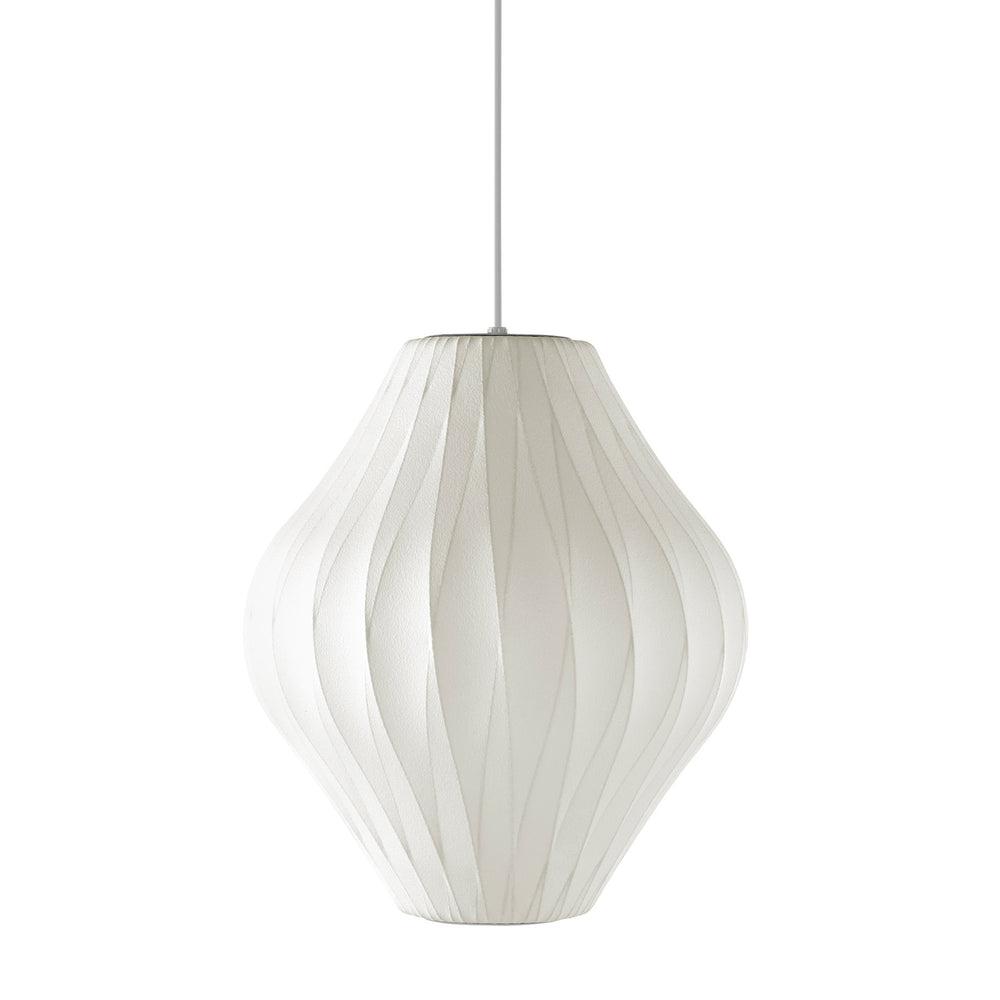 Nelson Crisscross Pear Bubble Pendant from Herman Miller