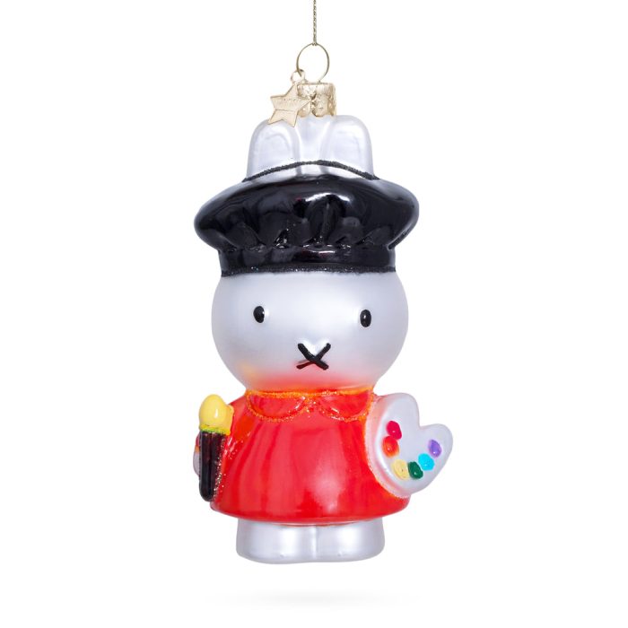 Miffy Glass Holiday Ornament – Miffy the Artist