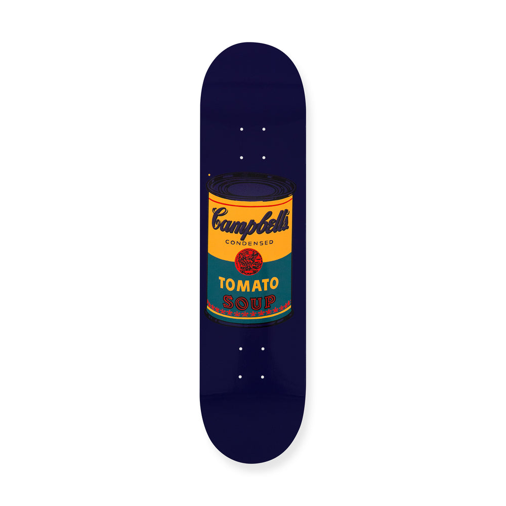 Andy Warhol: Skateboard Colored Campbell’s Soup Cans – Teal