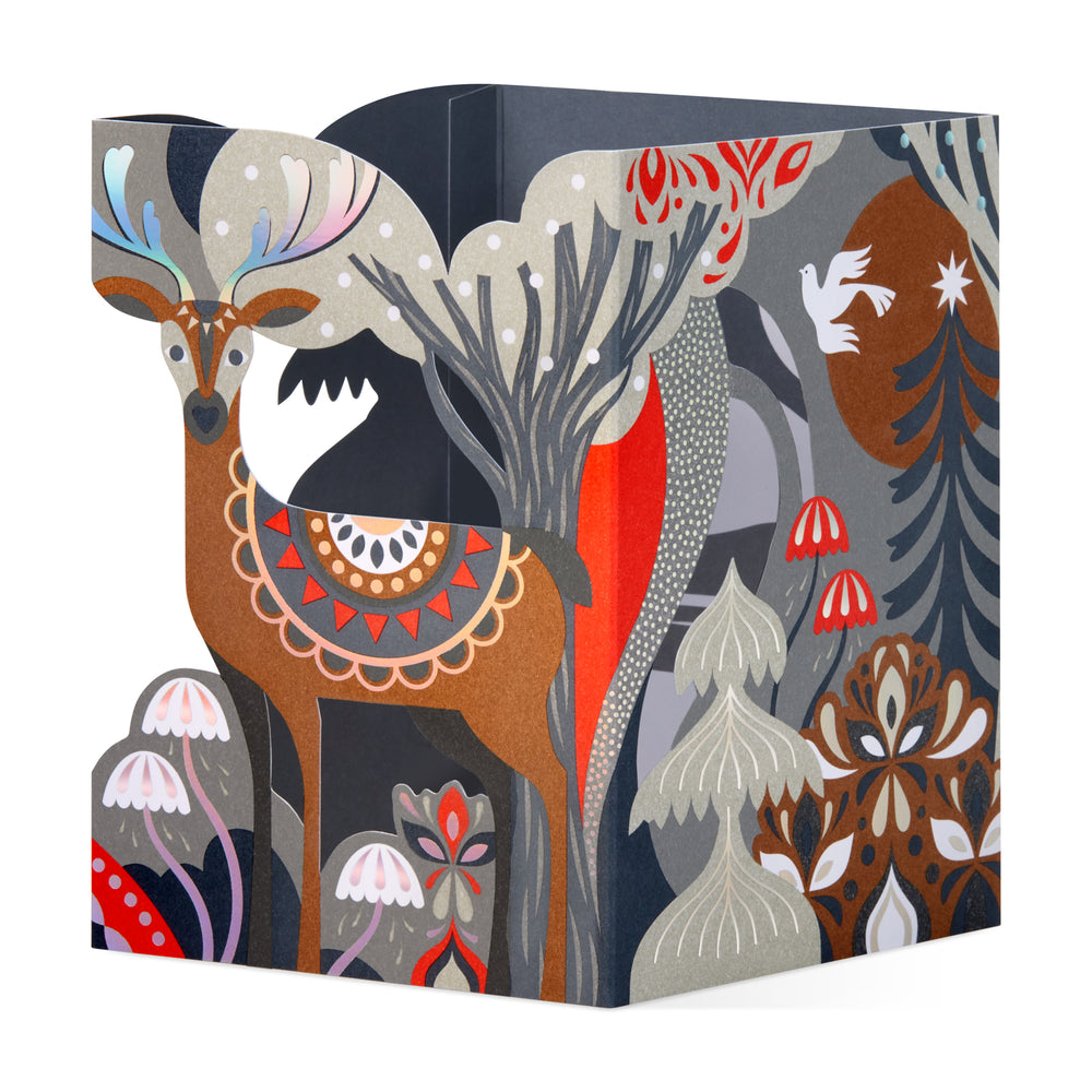 Moonlight View Holiday Pop-Up Cards – Set of 8