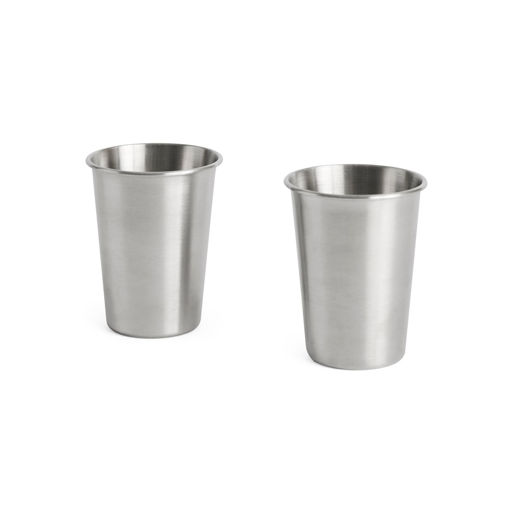 HAY Outdoor Market by Jasper Morrison Shop Steel Cups – Set of 2 – Medium
