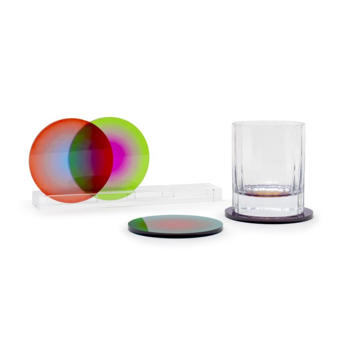 Gradient Round Coasters – Set of 4