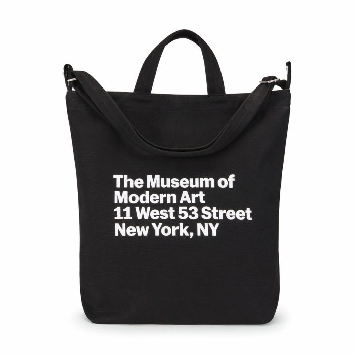 MoMA Baggu Recycled Cotton Duck Bag – Black