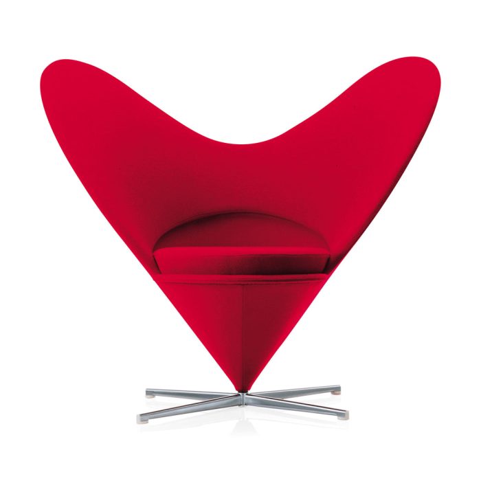 Verner Panton Heart Cone Chair from Vitra
