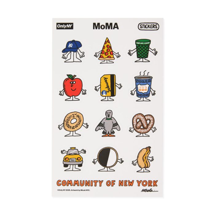 Only NY for MoMA Community of New York Vinyl Stickers – Set of 12