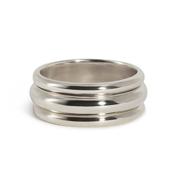 Pivot Ring III – Sterling Silver