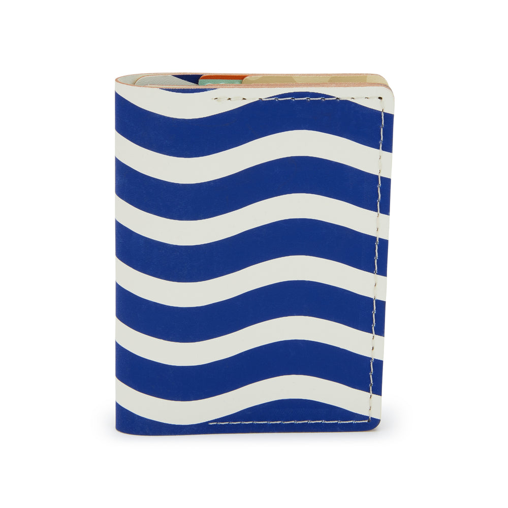 Dusen Dusen Recycled Leather Double Card Holder – Sand