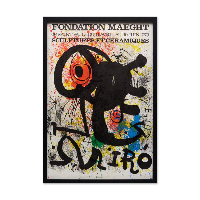 Joan Miró Sculptures et Céramiques Framed Poster