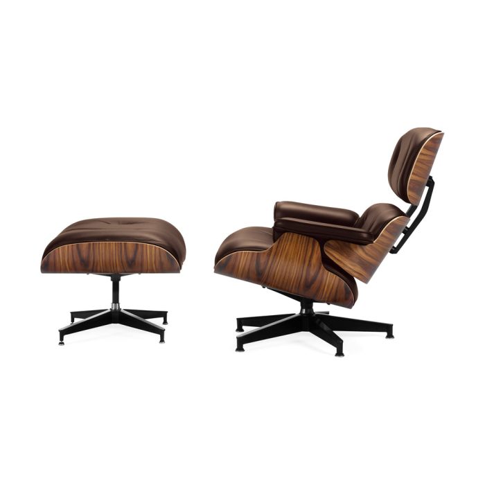 Eames Lounge Chair and Ottoman from Herman Miller – Brown/ Walnut