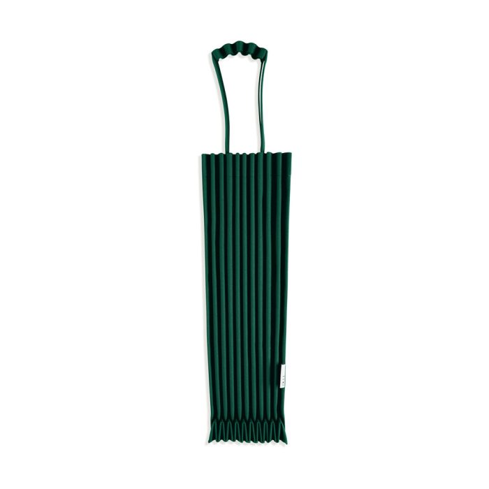 me ISSEY MIYAKE Recycled Polyester Trunk Pleats Bag – Dark Green