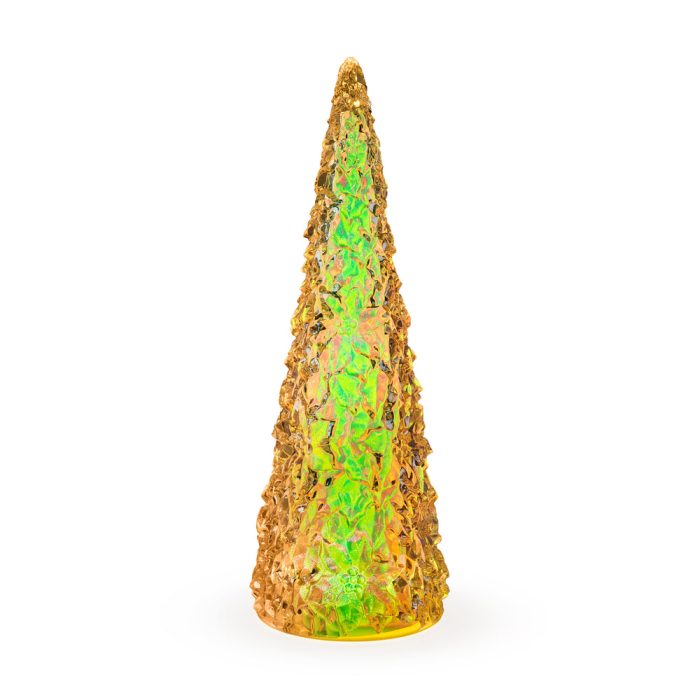 Shimmering LED Holiday Tree – Ice Flowers